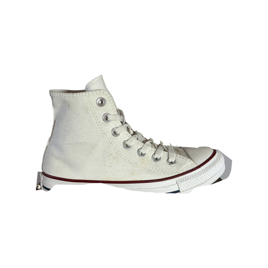 Converse Chuck Taylor All Star Branco Cano Alto Lona 1