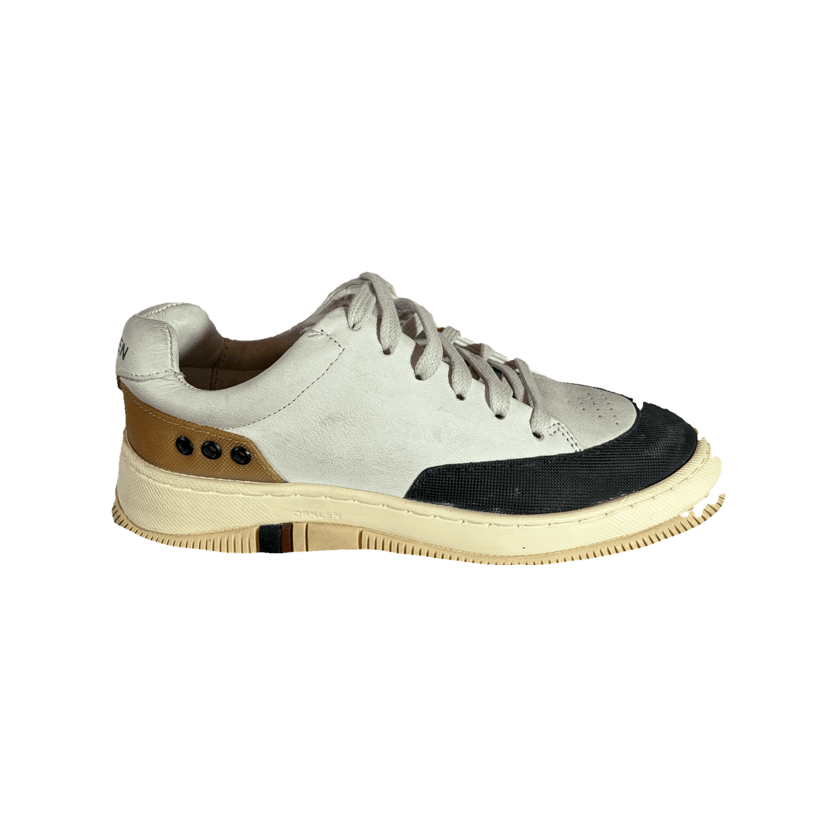 Osklen Hybrid Laces Nobuck Bege+Preto 1