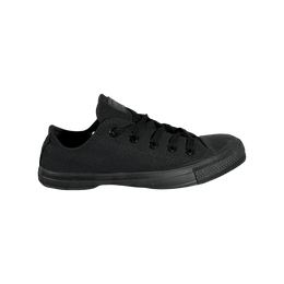 Converse Chuck Taylor All Star Monochrome Preto Cano Baixo 1