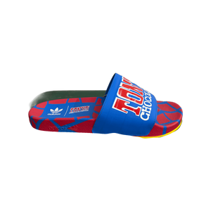 Adidas Adilette x Tony’s Chocolonely Azul/Vermelha 1