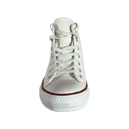 Converse Chuck Taylor All Star Branco Cano Alto Couro 2