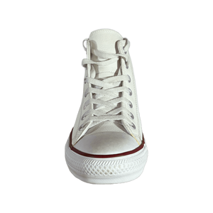Converse Chuck Taylor All Star Branco Cano Alto Couro 2