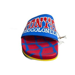Adidas Adilette x Tony’s Chocolonely Azul/Vermelha 2