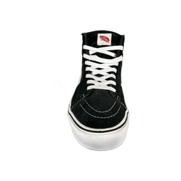 Vans Sk8-Hi Preto/Branco Tecido 2