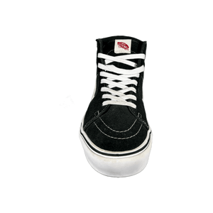 Vans Sk8-Hi Preto/Branco Tecido 2