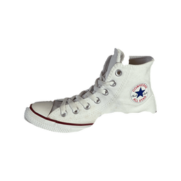 Converse Chuck Taylor All Star Branco Cano Alto Lona 3