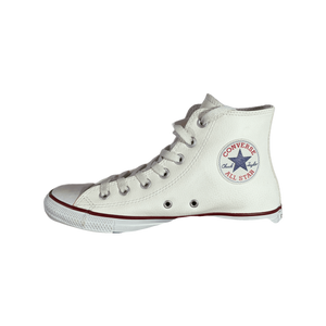 Converse Chuck Taylor All Star Branco Cano Alto Couro 3