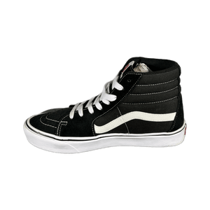 Vans Sk8-Hi Preto/Branco Tecido 3