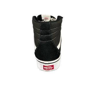 Vans Sk8-Hi Preto/Branco Tecido 4