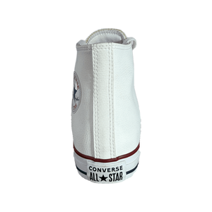 Converse Chuck Taylor All Star Branco Cano Alto Couro 4
