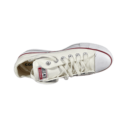 Converse Chuck Taylor All Star Branco Cano Baixo Plataforma Lona 6