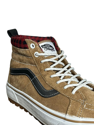 Vans Sk8-Hi Mte Plaid Brown Black