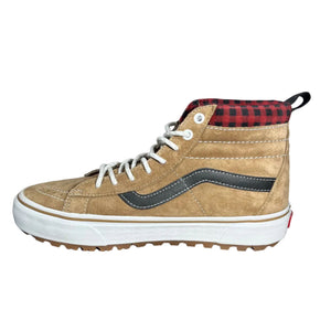 Vans Sk8-Hi Mte Plaid Brown Black