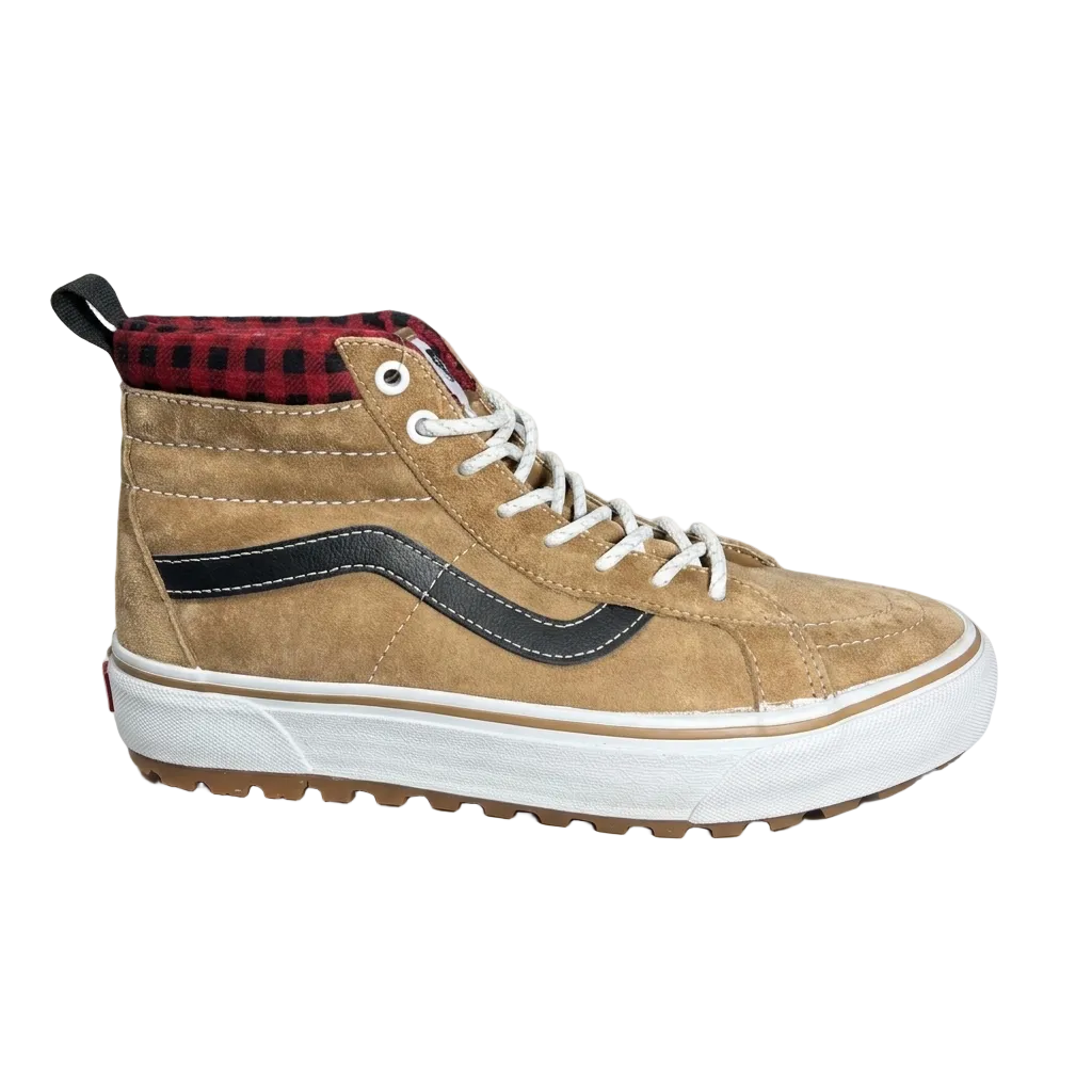 Vans Sk8-Hi Mte Plaid Brown Black