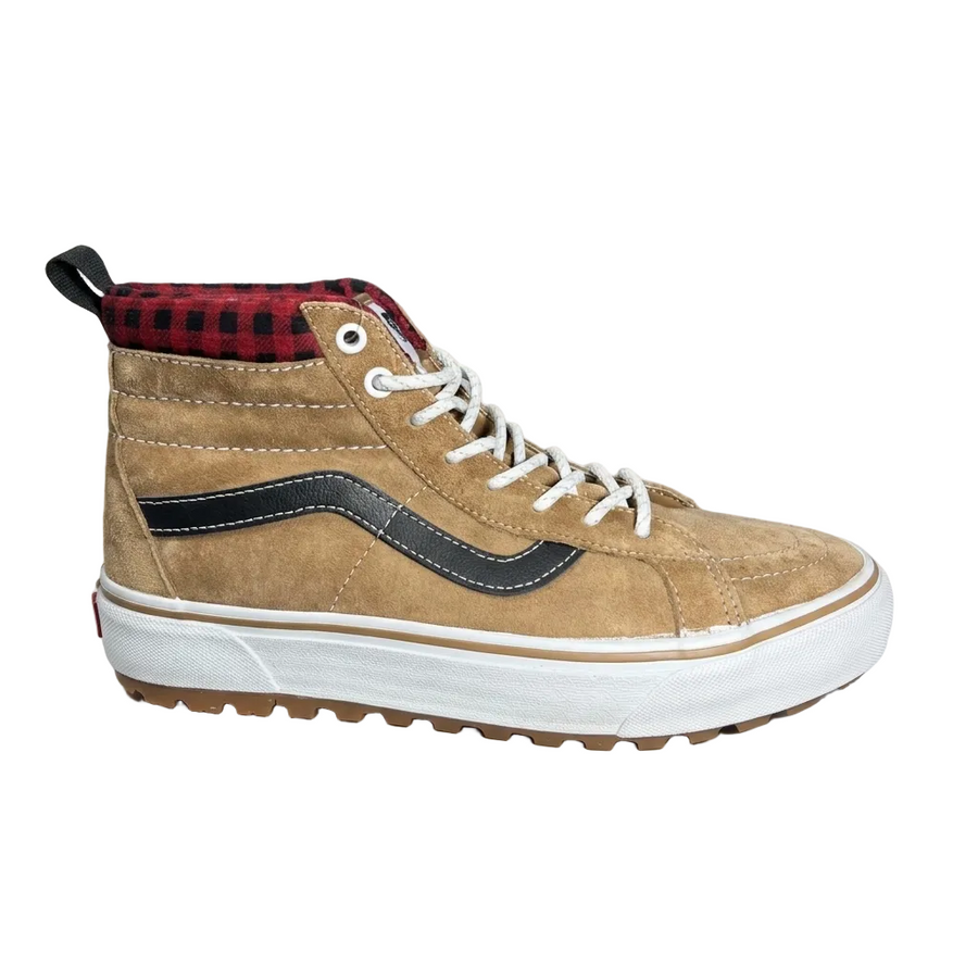 Vans Sk8-Hi Mte Plaid Brown Black